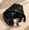 Scarf magnetspänne - black H