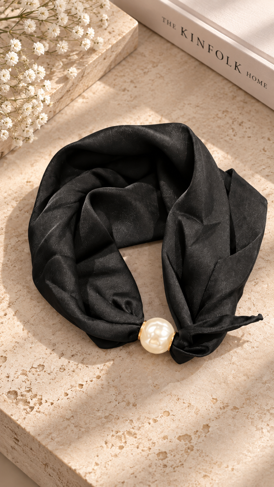Scarf magnetspänne- svart