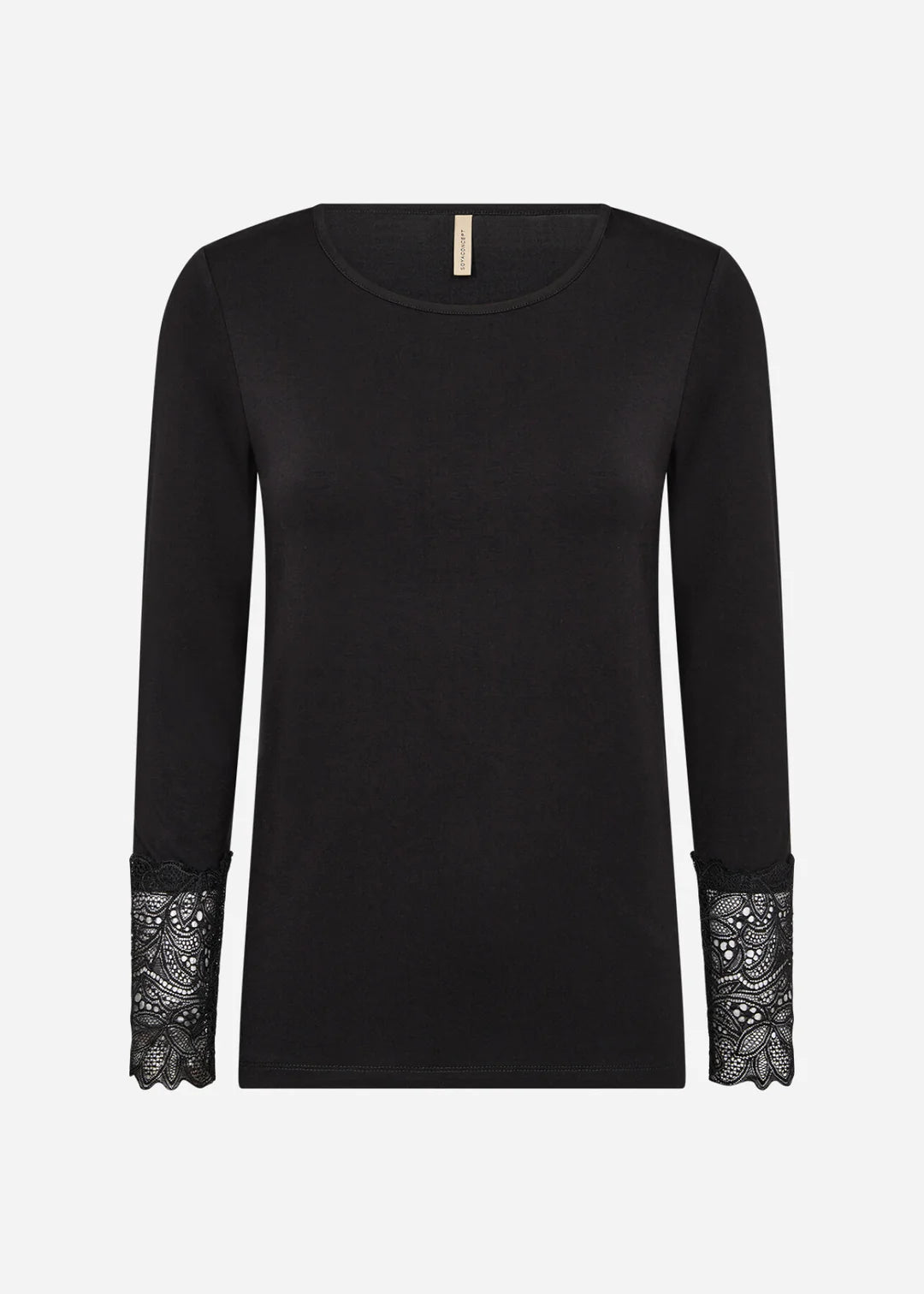 Marica lace sweater BLACK