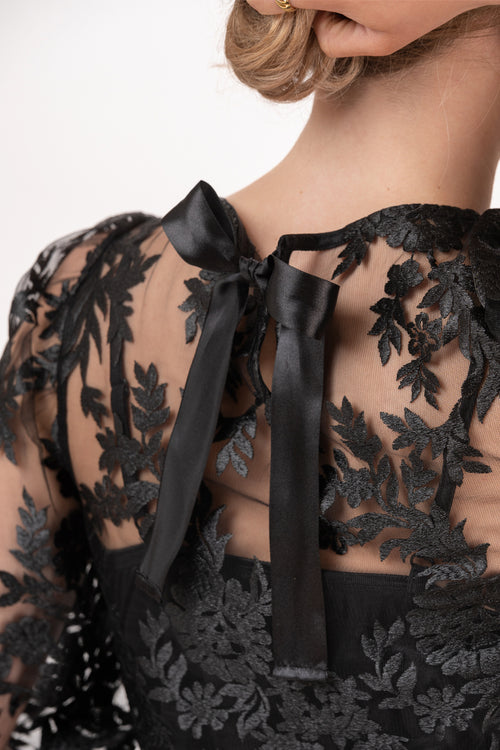 AMANDINE BLOUSE - BLACK