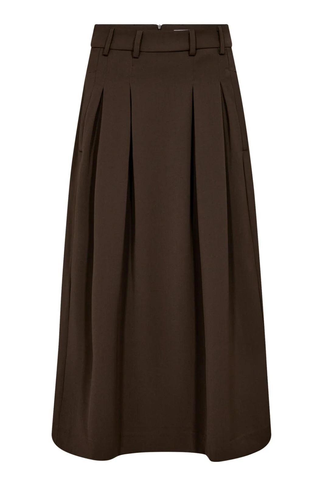 Anyacc Pleat Skirt - Brown