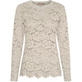 MDCMILLEY -spets topp beige