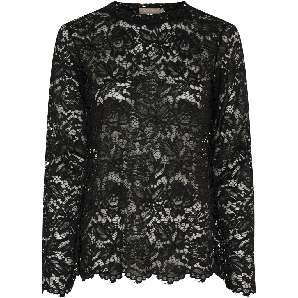 MDCMILLEY -spets topp svart