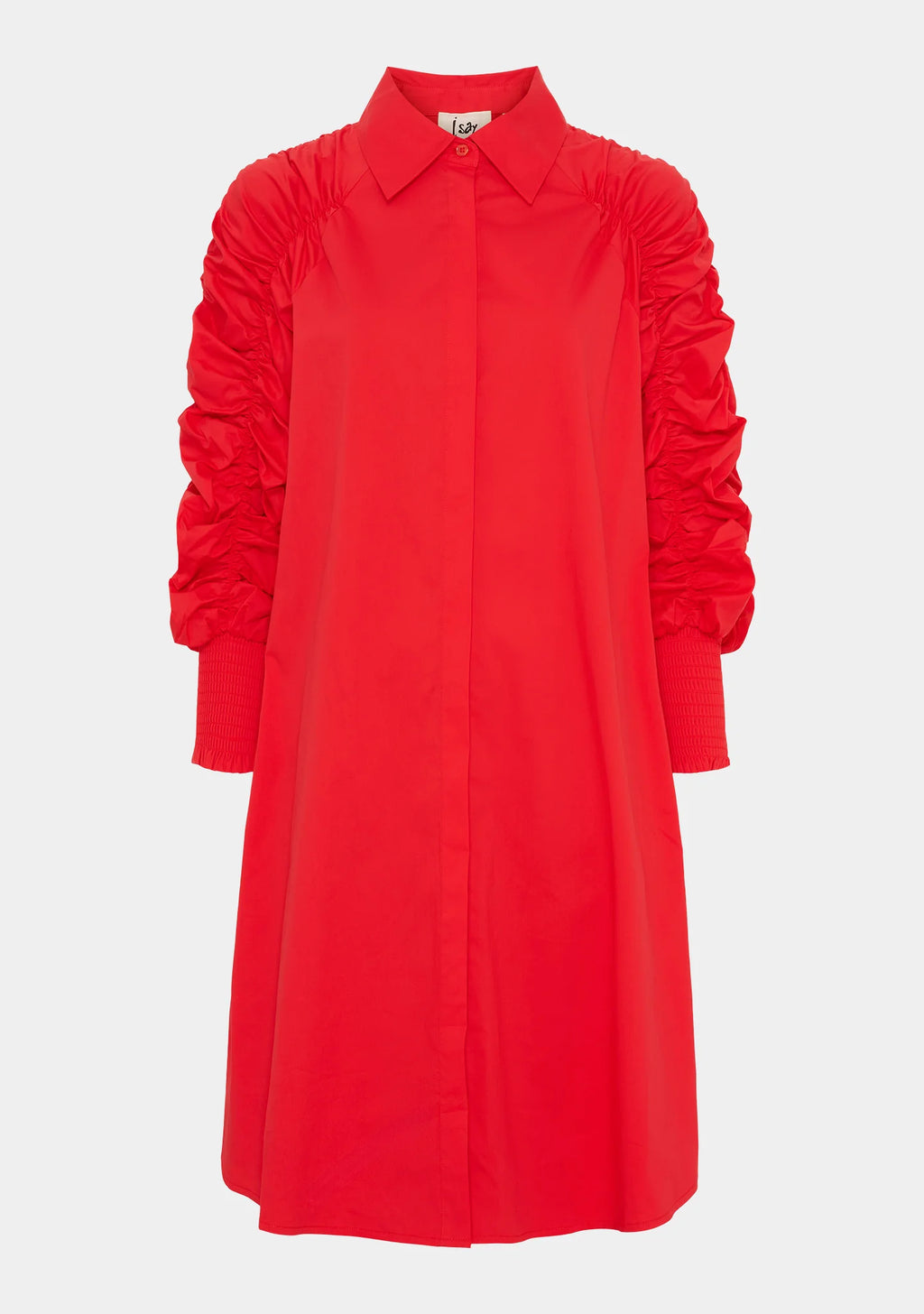 Sigga Deco Dress - Fresh Red