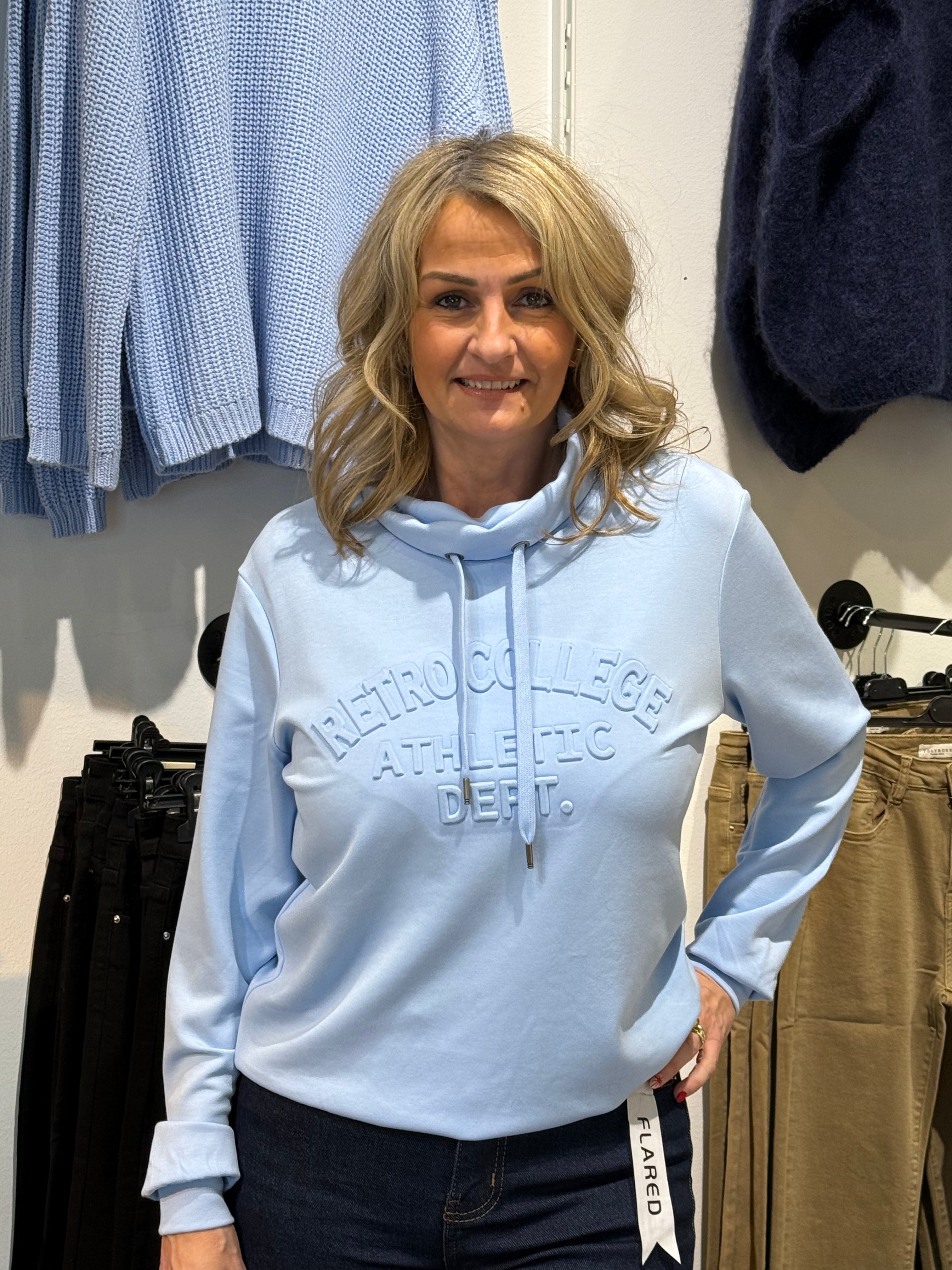 SC-BANU 280 SWEATSHIRT LJUSBLÅ