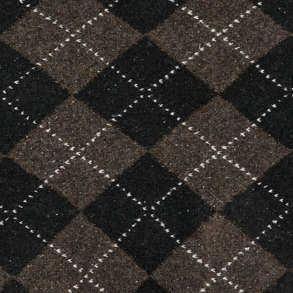 MDCGRETZEL SCARF - BLACK/COFFEE