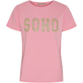 Soho t-shirt - rosa/beige