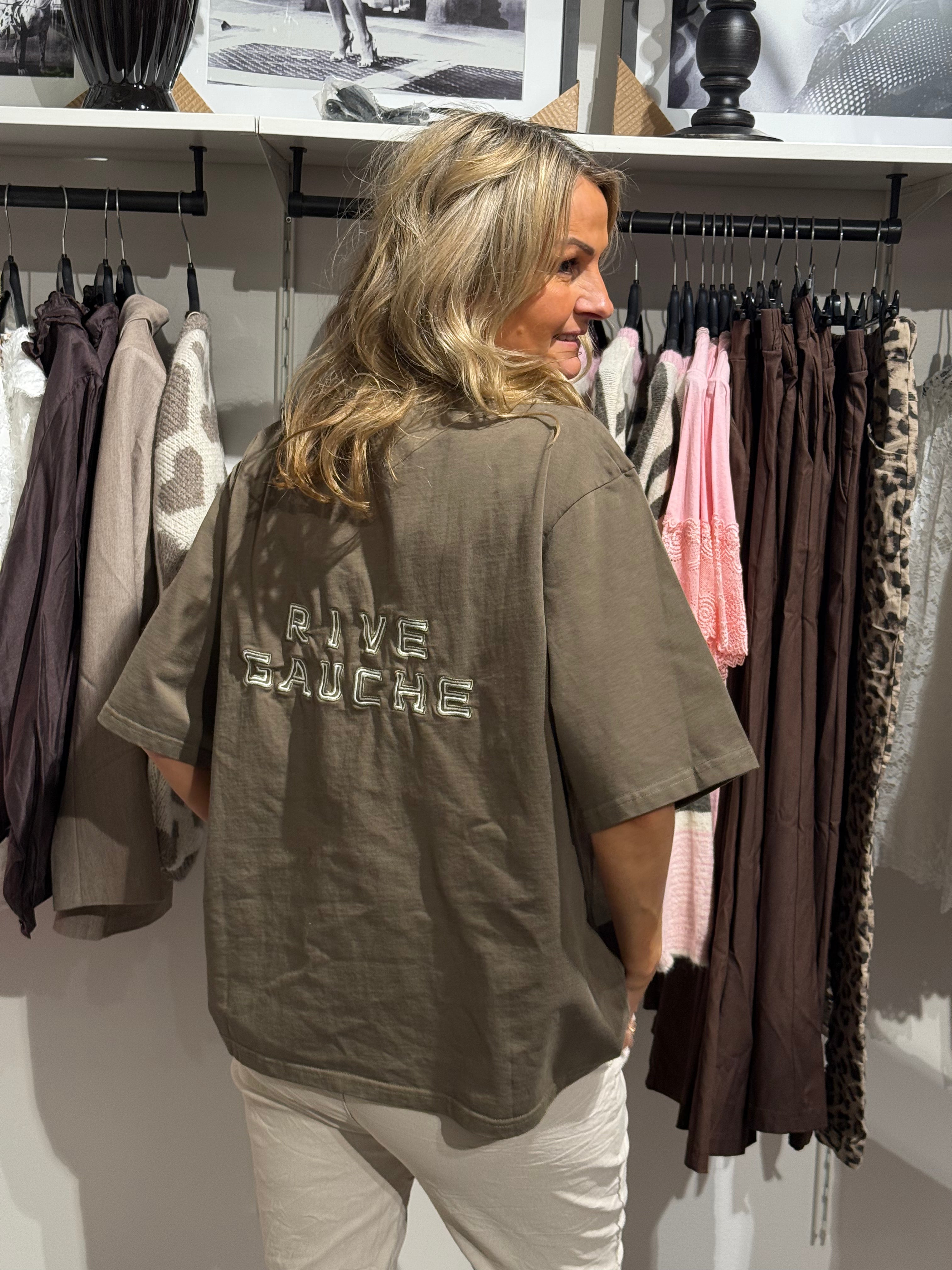 RIVE GUACHE-T-shirt khaki