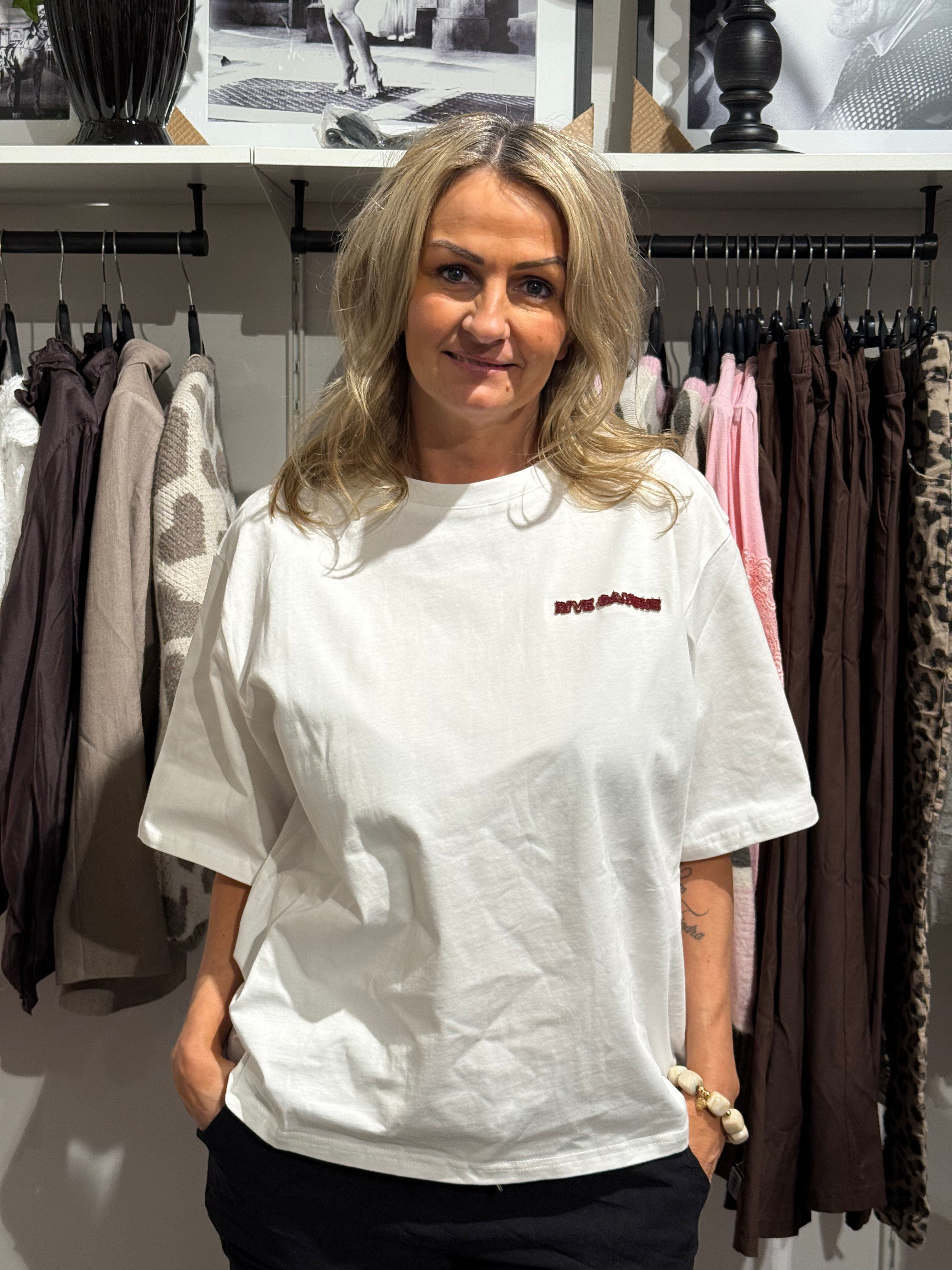 RIVE GAUCHE-T-shirt vit