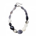 URBAN RESIN NECKLACE SILVER