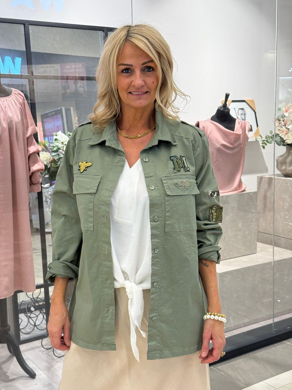 Army jacket grön