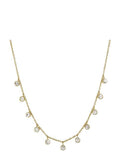 LIMA CHARM NECKLACE - GOLD/CLEAR