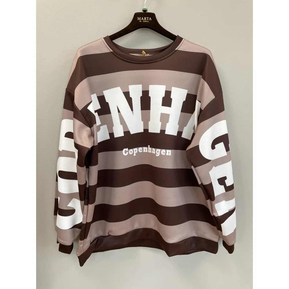 MDCNERINA SWEATSHIRT - BEIGE
