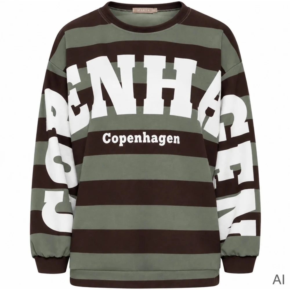 MDCNERINA SWEATSHIRT- GRÖN
