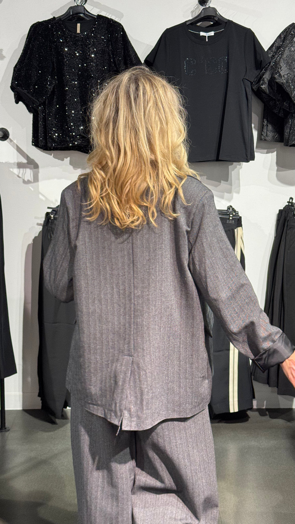 MDCSENNA BLAZER - GRAY