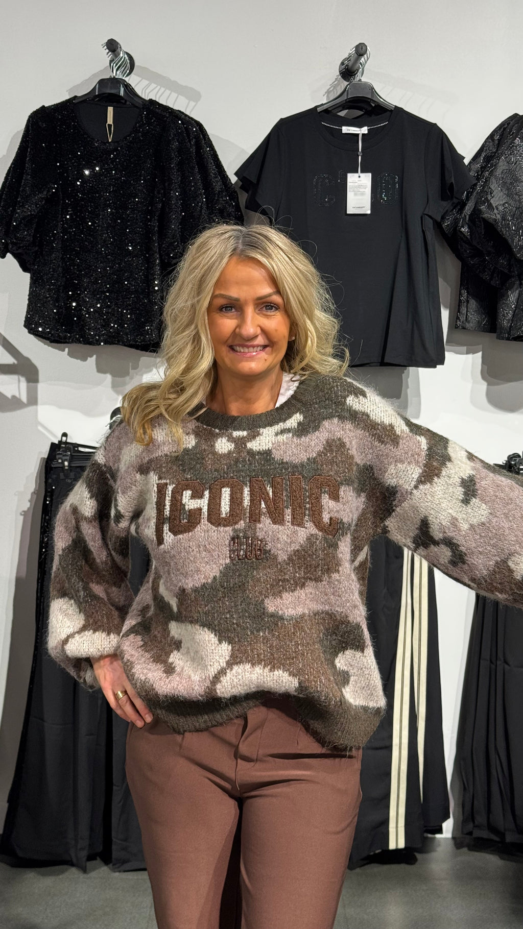 Iconic knit - camo