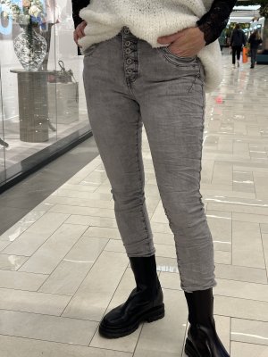 Mirakelbyxa jeans ljusgrå 