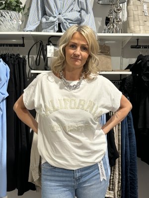 T-shirt California vit